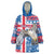 Iceland Christmas Wearable Blanket Hoodie Gyrfalcon Santa Merry Xmas - Wonder Print Shop