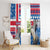 Iceland Christmas Window Curtain Gyrfalcon Santa Merry Xmas - Wonder Print Shop