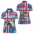 Iceland Christmas Women Polo Shirt Gyrfalcon Santa Merry Xmas - Wonder Print Shop