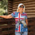 Iceland Christmas Women Polo Shirt Gyrfalcon Santa Merry Xmas - Wonder Print Shop
