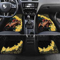 Melbourne Horse Racing Car Mats Yellow Roses - Ready Set Gallop! - Wonder Print Shop