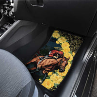 Melbourne Horse Racing Car Mats Yellow Roses - Ready Set Gallop! - Wonder Print Shop