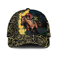 Melbourne Horse Racing Classic Cap Yellow Roses - Ready Set Gallop - Wonder Print Shop