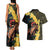 Melbourne Horse Racing Couples Matching Tank Maxi Dress and Hawaiian Shirt Yellow Roses - Ready Set Gallop! - Wonder Print Shop