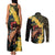 Melbourne Horse Racing Couples Matching Tank Maxi Dress and Long Sleeve Button Shirt Yellow Roses - Ready Set Gallop! - Wonder Print Shop