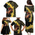 Melbourne Horse Racing Family Matching Puletasi and Hawaiian Shirt Yellow Roses - Ready Set Gallop! - Wonder Print Shop