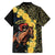 Melbourne Horse Racing Family Matching Summer Maxi Dress and Hawaiian Shirt Yellow Roses - Ready Set Gallop! - Wonder Print Shop