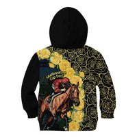 Melbourne Horse Racing Kid Hoodie Yellow Roses - Ready Set Gallop! - Wonder Print Shop
