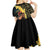 Melbourne Horse Racing Kid Short Sleeve Dress Yellow Roses - Ready Set Gallop! - Wonder Print Shop