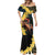 Melbourne Horse Racing Mermaid Dress Yellow Roses - Ready Set Gallop! - Wonder Print Shop