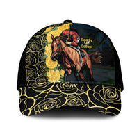 Melbourne Horse Racing Mesh Trucker Cap Yellow Roses - Ready Set Gallop - Wonder Print Shop