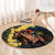 Melbourne Horse Racing Round Carpet Yellow Roses - Ready Set Gallop! - Wonder Print Shop