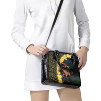 Melbourne Horse Racing Shoulder Handbag Yellow Roses - Ready Set Gallop! - Wonder Print Shop