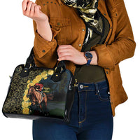 Melbourne Horse Racing Shoulder Handbag Yellow Roses - Ready Set Gallop! - Wonder Print Shop