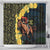 Melbourne Horse Racing Shower Curtain Yellow Roses - Ready Set Gallop! - Wonder Print Shop