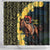 Melbourne Horse Racing Shower Curtain Yellow Roses - Ready Set Gallop! - Wonder Print Shop