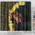 Melbourne Horse Racing Shower Curtain Yellow Roses - Ready Set Gallop! - Wonder Print Shop