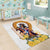 Melbourne Cup Australia Area Rug Horse Racing Horseshoe Mix Yellow Roses - Wonder Print Shop