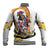 Melbourne Cup Australia Baseball Jacket Horse Racing Horseshoe Mix Yellow Roses - Wonder Print Shop