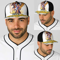 Melbourne Cup Australia Baseball Net Cap Horse Racing Horseshoe Mix Yellow Roses - Wonder Print Shop