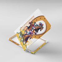 Melbourne Cup Australia Canvas Wall Art Horse Racing Horseshoe Mix Yellow Roses - Wonder Print Shop