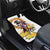 Melbourne Cup Australia Car Mats Horse Racing Horseshoe Mix Yellow Roses - Wonder Print Shop