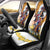 Melbourne Cup Australia Car Seat Cover Horse Racing Horseshoe Mix Yellow Roses - Wonder Print Shop
