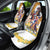 Melbourne Cup Australia Car Seat Cover Horse Racing Horseshoe Mix Yellow Roses - Wonder Print Shop