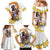 Melbourne Cup Australia Family Matching Mermaid Dress and Hawaiian Shirt Horse Racing Horseshoe Mix Yellow Roses - Wonder Print Shop
