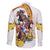 Melbourne Cup Australia Family Matching Off Shoulder Maxi Dress and Hawaiian Shirt Horse Racing Horseshoe Mix Yellow Roses - Wonder Print Shop
