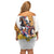 Melbourne Cup Australia Family Matching Off Shoulder Short Dress and Hawaiian Shirt Horse Racing Horseshoe Mix Yellow Roses - Wonder Print Shop