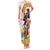 Melbourne Cup Australia Family Matching Tank Maxi Dress and Hawaiian Shirt Horse Racing Horseshoe Mix Yellow Roses - Wonder Print Shop