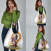 Melbourne Cup Australia Grocery Bag Horse Racing Horseshoe Mix Yellow Roses - Wonder Print Shop