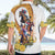 Melbourne Cup Australia Hawaiian Shirt Horse Racing Horseshoe Mix Yellow Roses - Wonder Print Shop