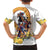 Melbourne Cup Australia Hawaiian Shirt Horse Racing Horseshoe Mix Yellow Roses - Wonder Print Shop