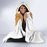 Melbourne Cup Australia Hooded Blanket Horse Racing Horseshoe Mix Yellow Roses - Wonder Print Shop