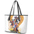 Melbourne Cup Australia Leather Tote Bag Horse Racing Horseshoe Mix Yellow Roses - Wonder Print Shop