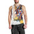 Melbourne Cup Australia Men Tank Top Horse Racing Horseshoe Mix Yellow Roses - Wonder Print Shop
