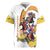 Melbourne Cup Australia Rugby Jersey Horse Racing Horseshoe Mix Yellow Roses - Wonder Print Shop