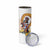 Melbourne Cup Australia Skinny Tumbler Horse Racing Horseshoe Mix Yellow Roses - Wonder Print Shop
