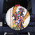 Melbourne Cup Australia Spare Tire Cover Horse Racing Horseshoe Mix Yellow Roses - Wonder Print Shop