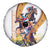 Melbourne Cup Australia Spare Tire Cover Horse Racing Horseshoe Mix Yellow Roses - Wonder Print Shop