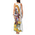 Melbourne Cup Australia Tank Maxi Dress Horse Racing Horseshoe Mix Yellow Roses - Wonder Print Shop