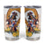 Melbourne Cup Australia Tumbler Cup Horse Racing Horseshoe Mix Yellow Roses - Wonder Print Shop