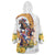 Melbourne Cup Australia Wearable Blanket Hoodie Horse Racing Horseshoe Mix Yellow Roses - Wonder Print Shop