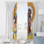 Melbourne Cup Australia Window Curtain Horse Racing Horseshoe Mix Yellow Roses - Wonder Print Shop