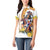 Melbourne Cup Australia Women Polo Shirt Horse Racing Horseshoe Mix Yellow Roses - Wonder Print Shop