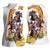 Melbourne Cup Australia Women Sleeveless Polo Shirt Horse Racing Horseshoe Mix Yellow Roses - Wonder Print Shop
