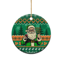 Personalised Ireland Christmas Ceramic Ornament Irish Santa Claus Nollaig Shona Duit - Wonder Print Shop