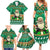 Personalised Ireland Christmas Family Matching Summer Maxi Dress and Hawaiian Shirt Irish Santa Claus Nollaig Shona Duit - Wonder Print Shop